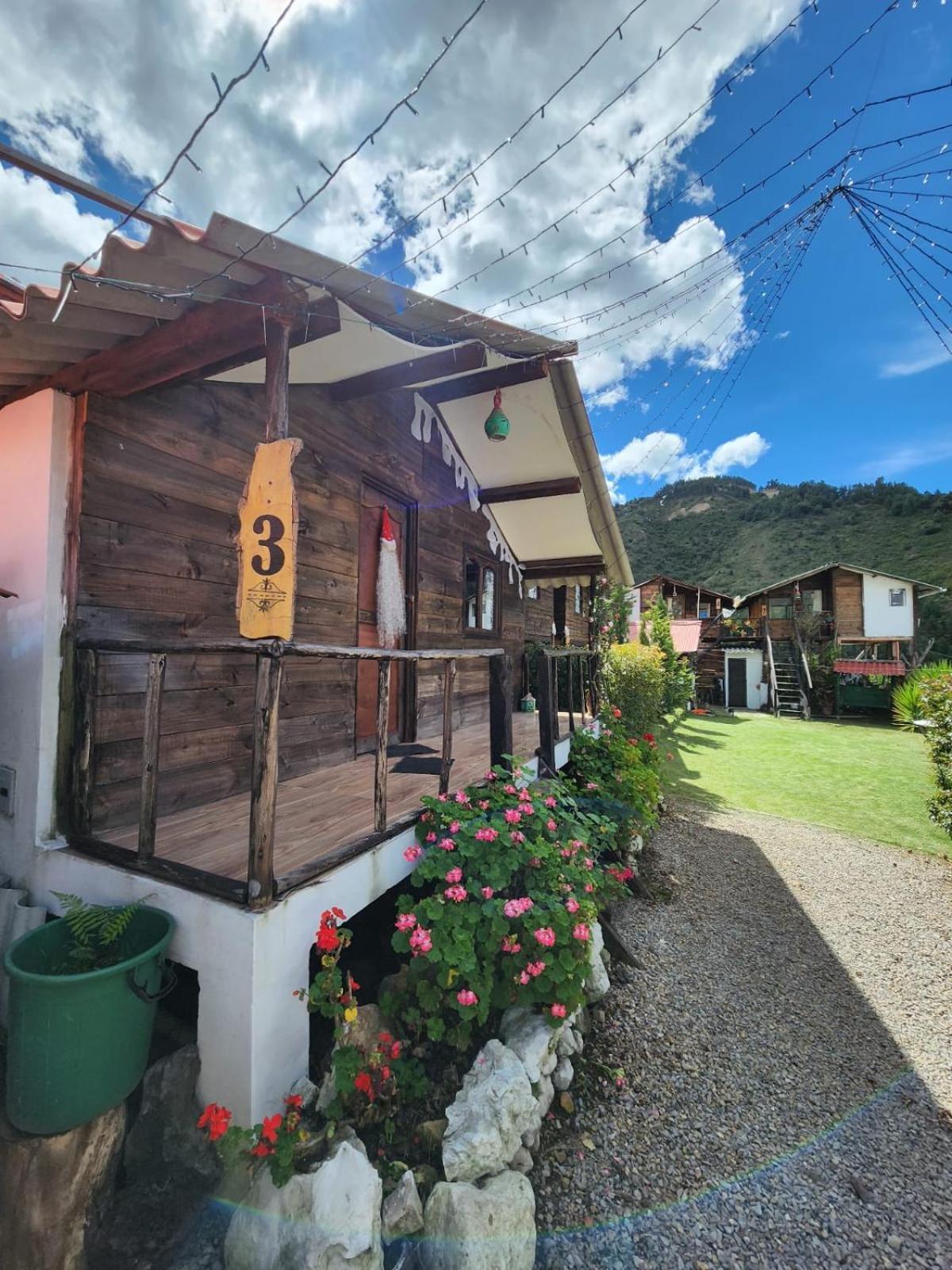 Hospedaje Las Cabanas Monguí Buitenkant foto