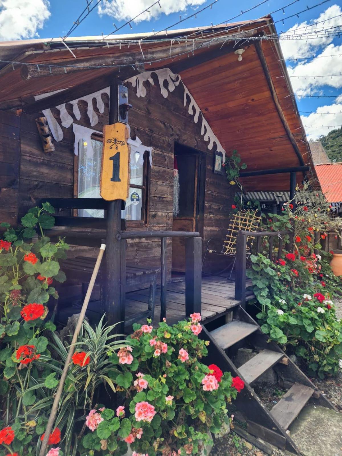 Hospedaje Las Cabanas Monguí Buitenkant foto