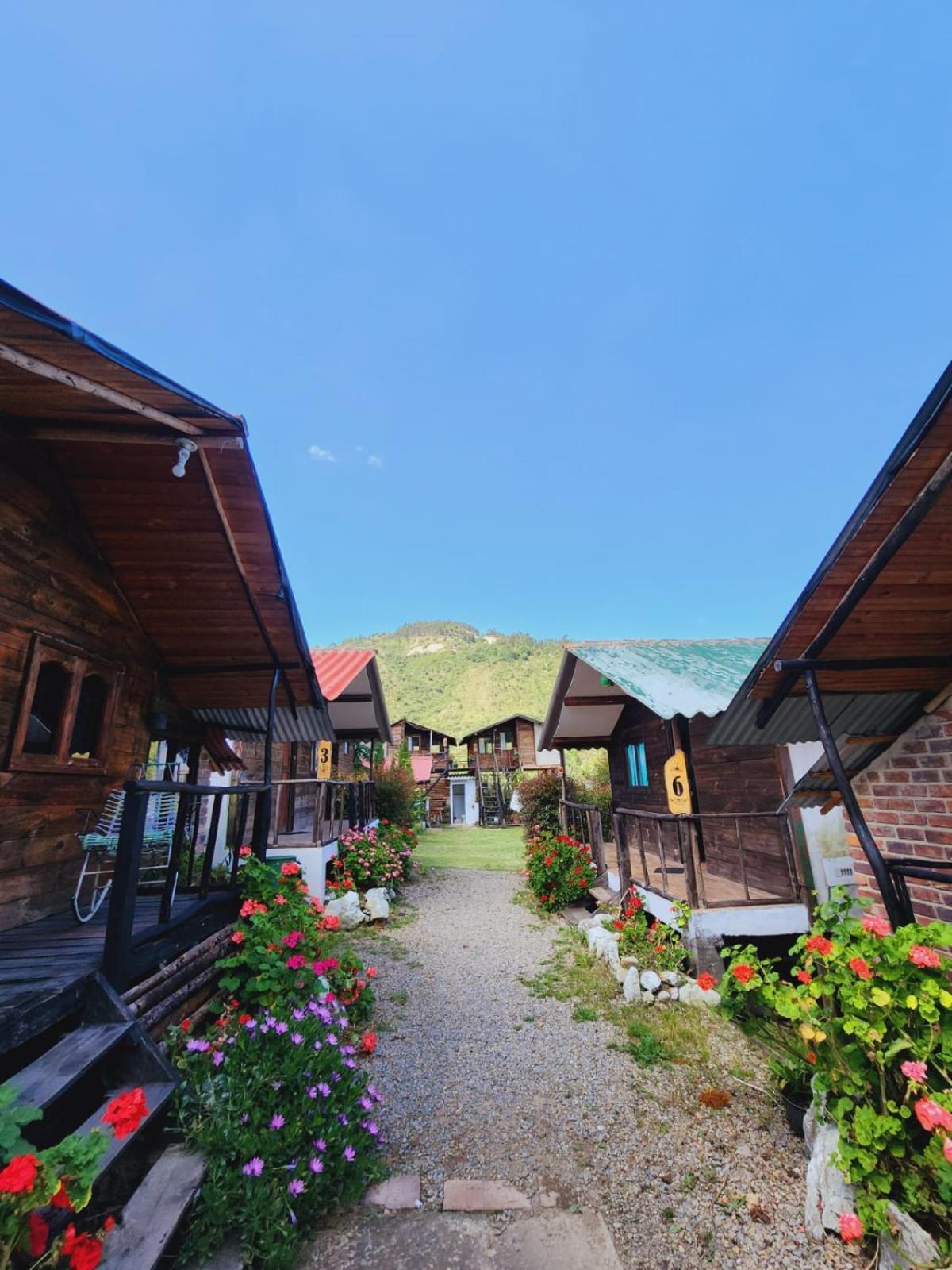 Hospedaje Las Cabanas Monguí Buitenkant foto