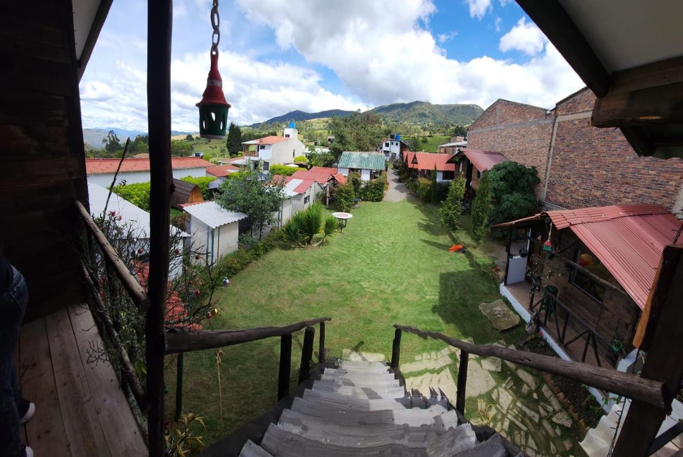 Hospedaje Las Cabanas Monguí Buitenkant foto